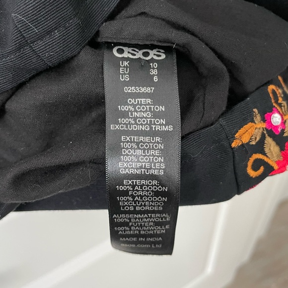 Embroidered ASOS Mini Dress - Picture 6 of 7